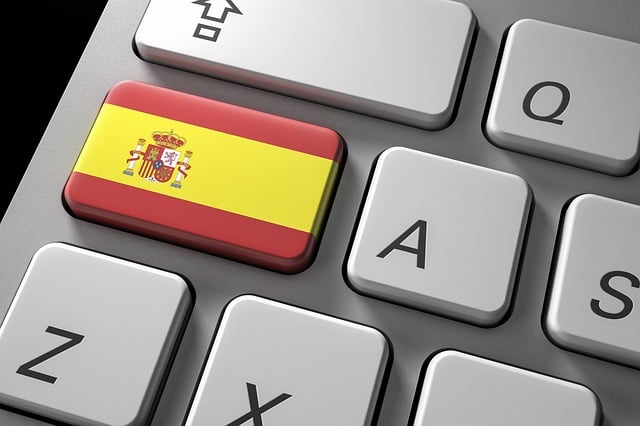 Spanish Flag on Keyboard